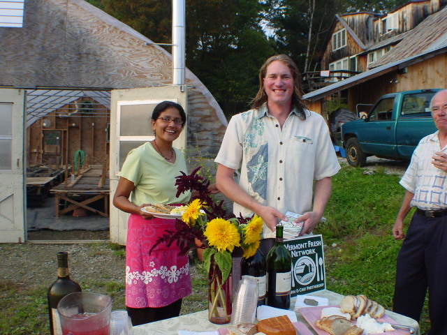 On Farm Dinner with the Vermont Fresh Network – 2005