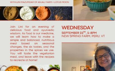 Ayurvedic Cooking with the Seasons